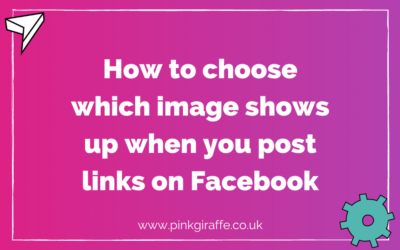 How to choose which image shows up when you post links on Facebook
